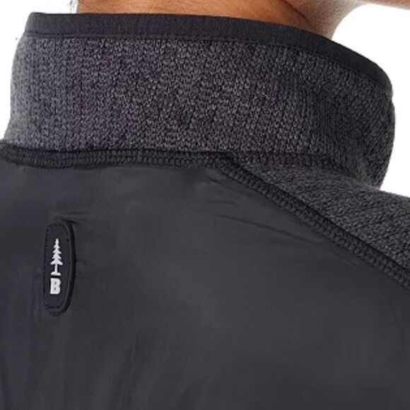 BASS OUTDOOR Women's Mixed-Media Mock-Neck Sweatshirt - Picture 6 of 7